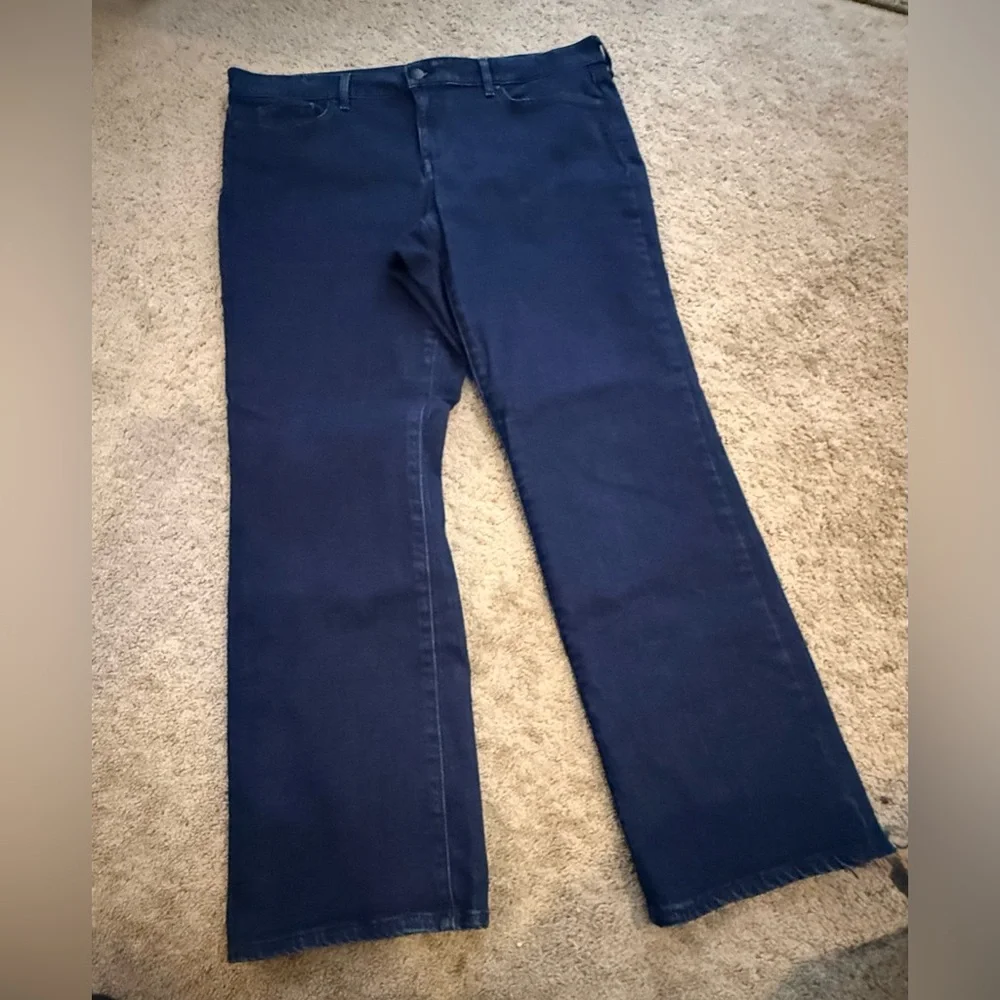 NYDJ Jeans Marilyn Straight Lift Xtuck Womens Blue Mid Rise. 16P - Picture 1 of 9